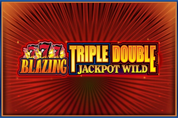 Blazing 777 Triple Double Jackpot Wild