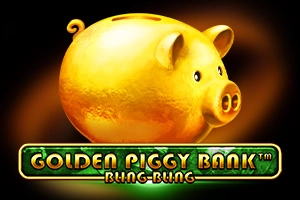 Golden Piggy Bank Bling Bling