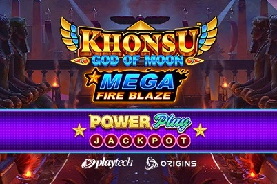 Mega Fire Blaze Khonsu God of Moon PowerPlay Jackpot